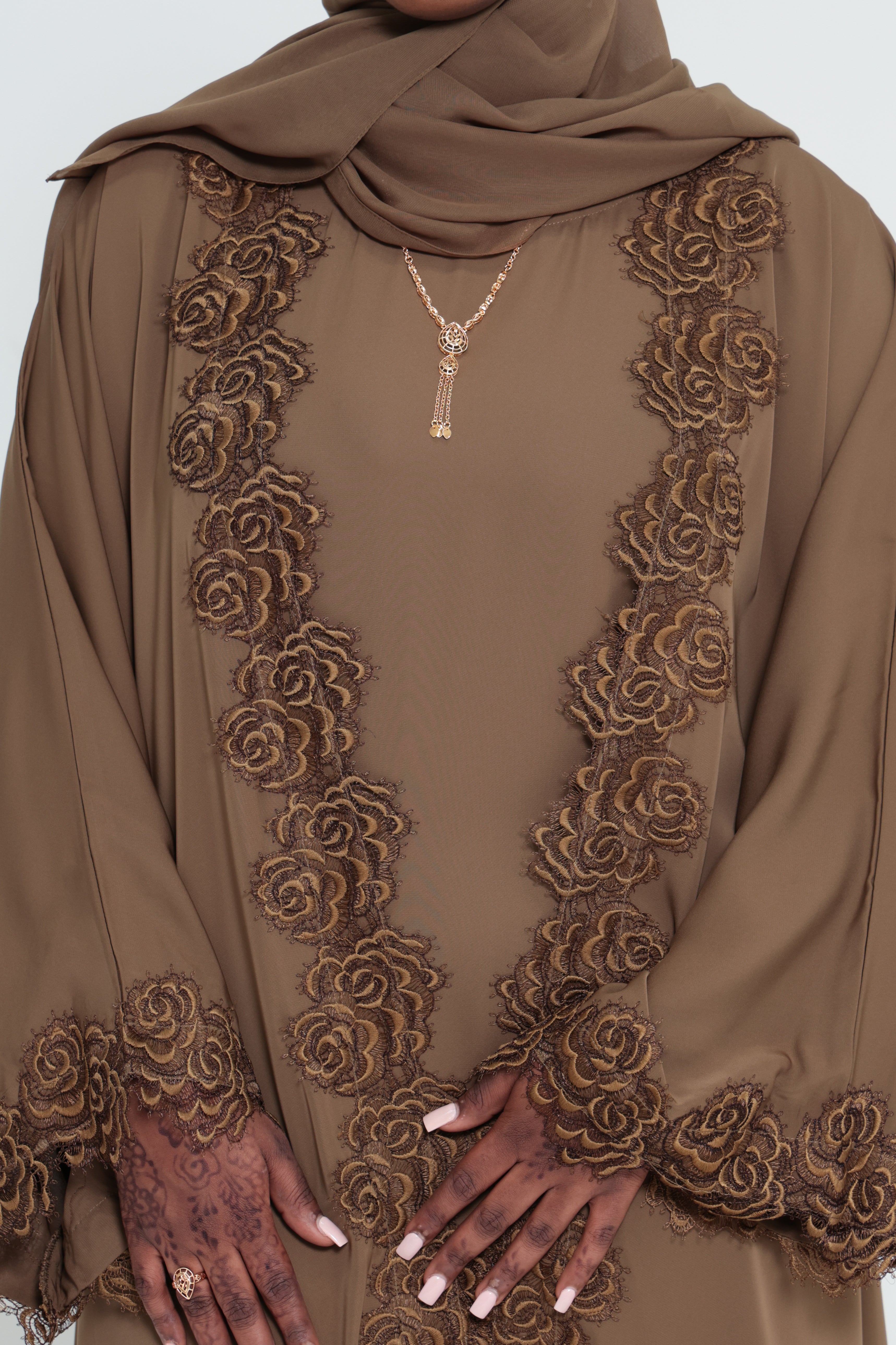 The Lace Collection - Olive Mocha