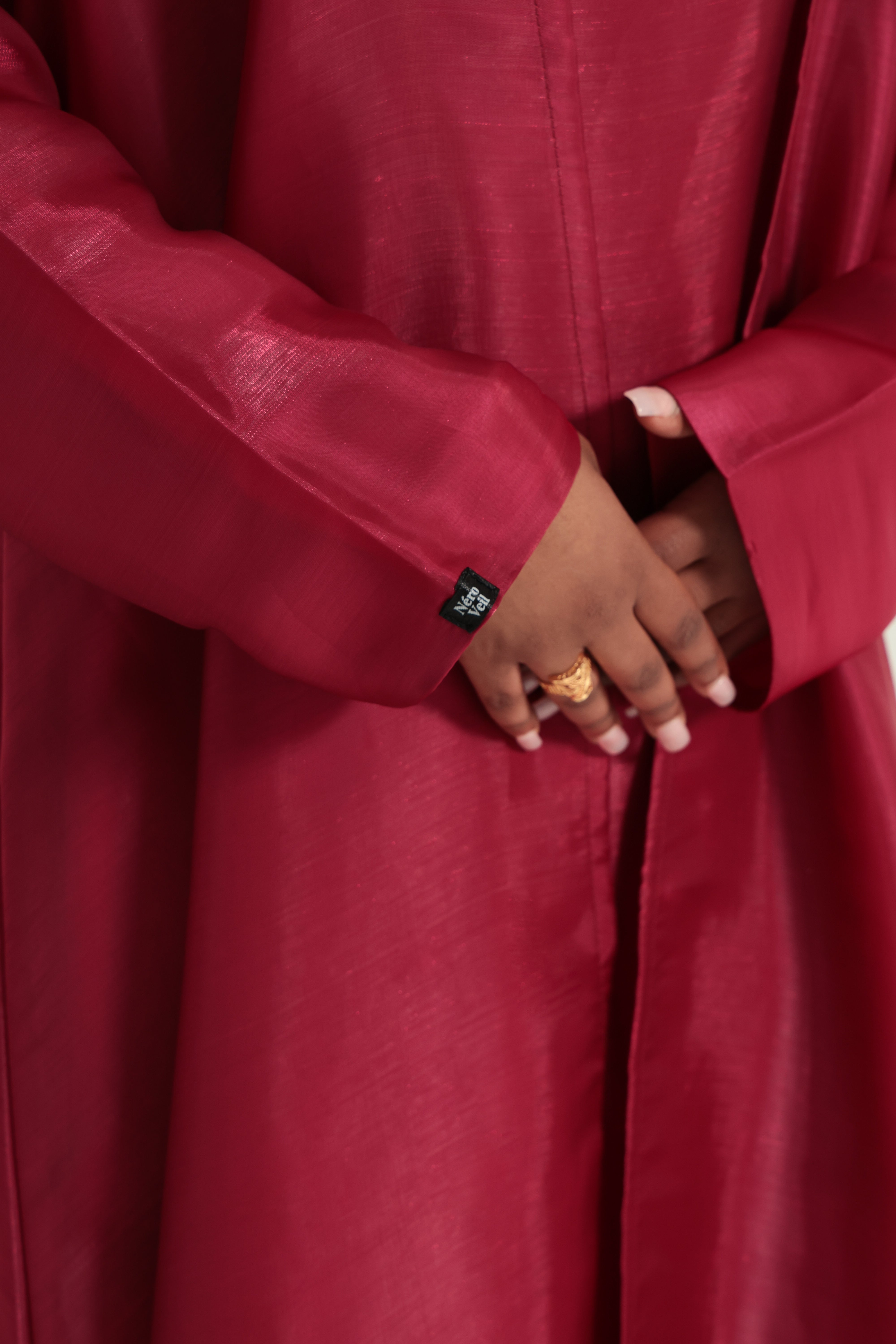 The Noor Collection -  Burgundy Abaya