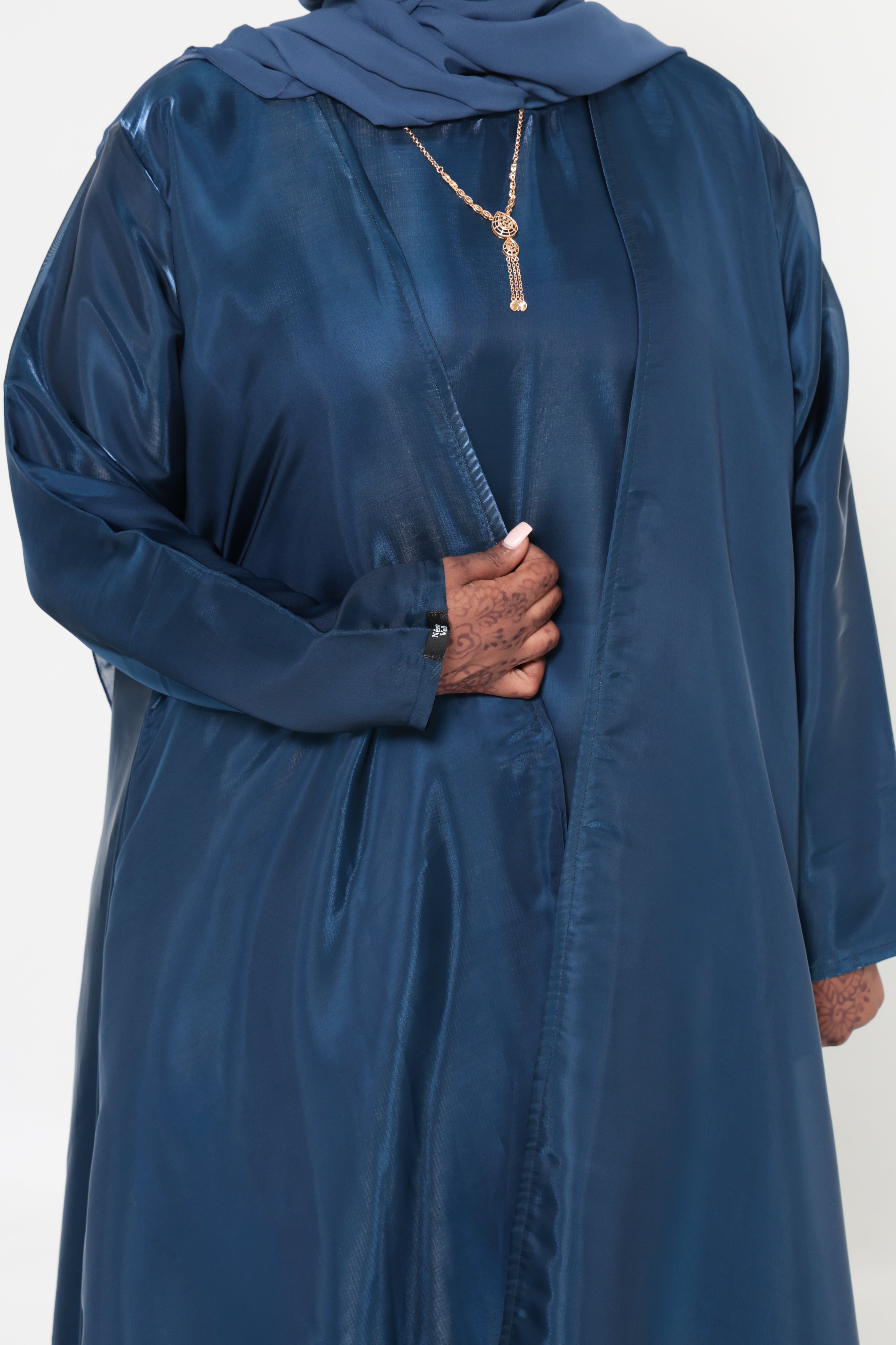 The Noor Collection -  Blue Abaya