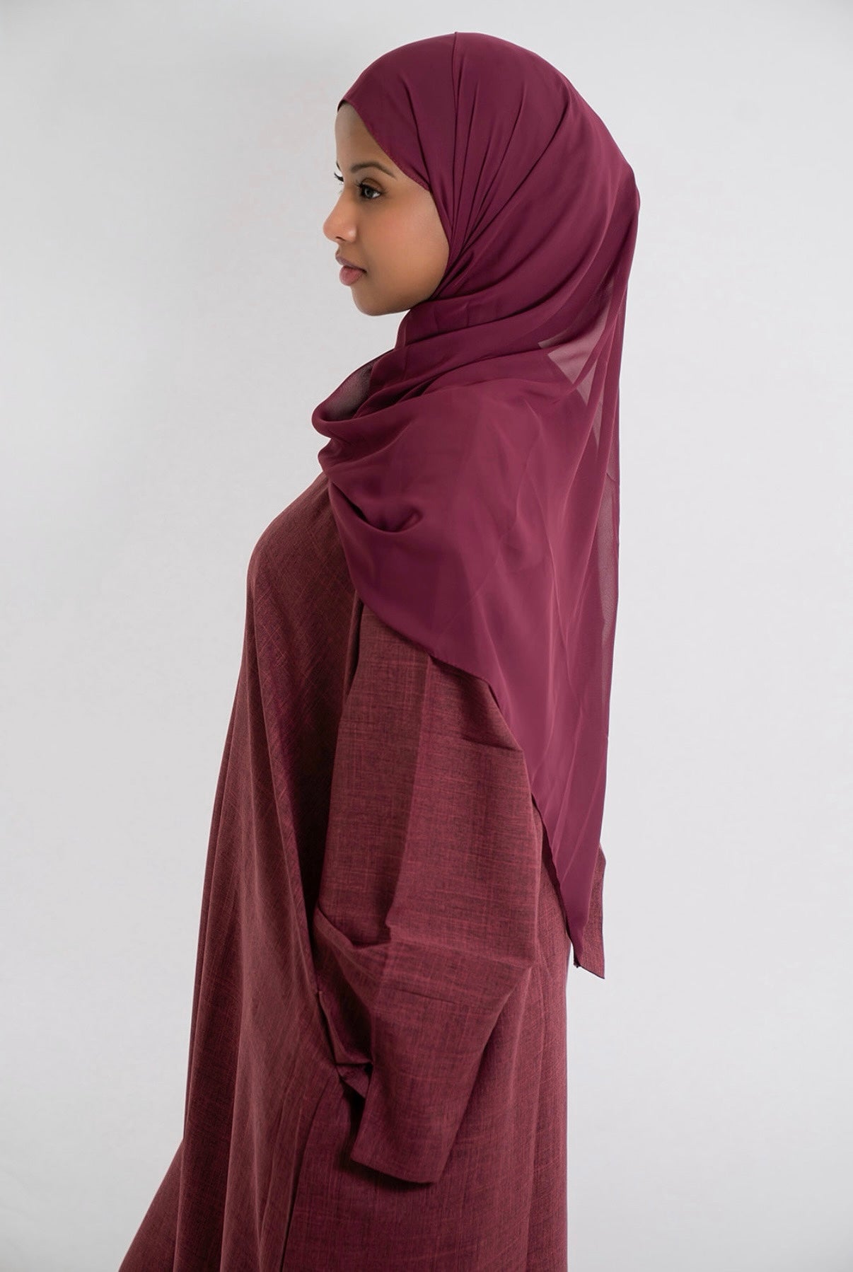 The Linen Collection - Mulberry (Burgundy)