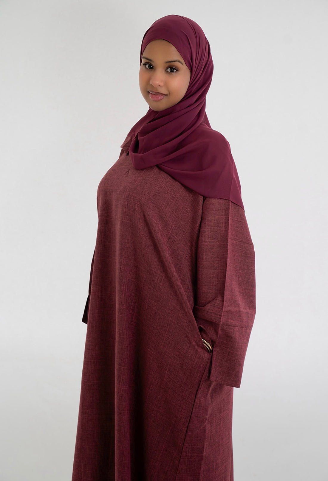 The Linen Collection - Mulberry (Burgundy)