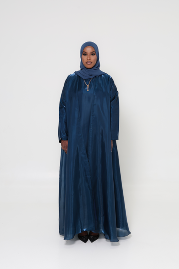 The Noor Collection -  Blue Abaya