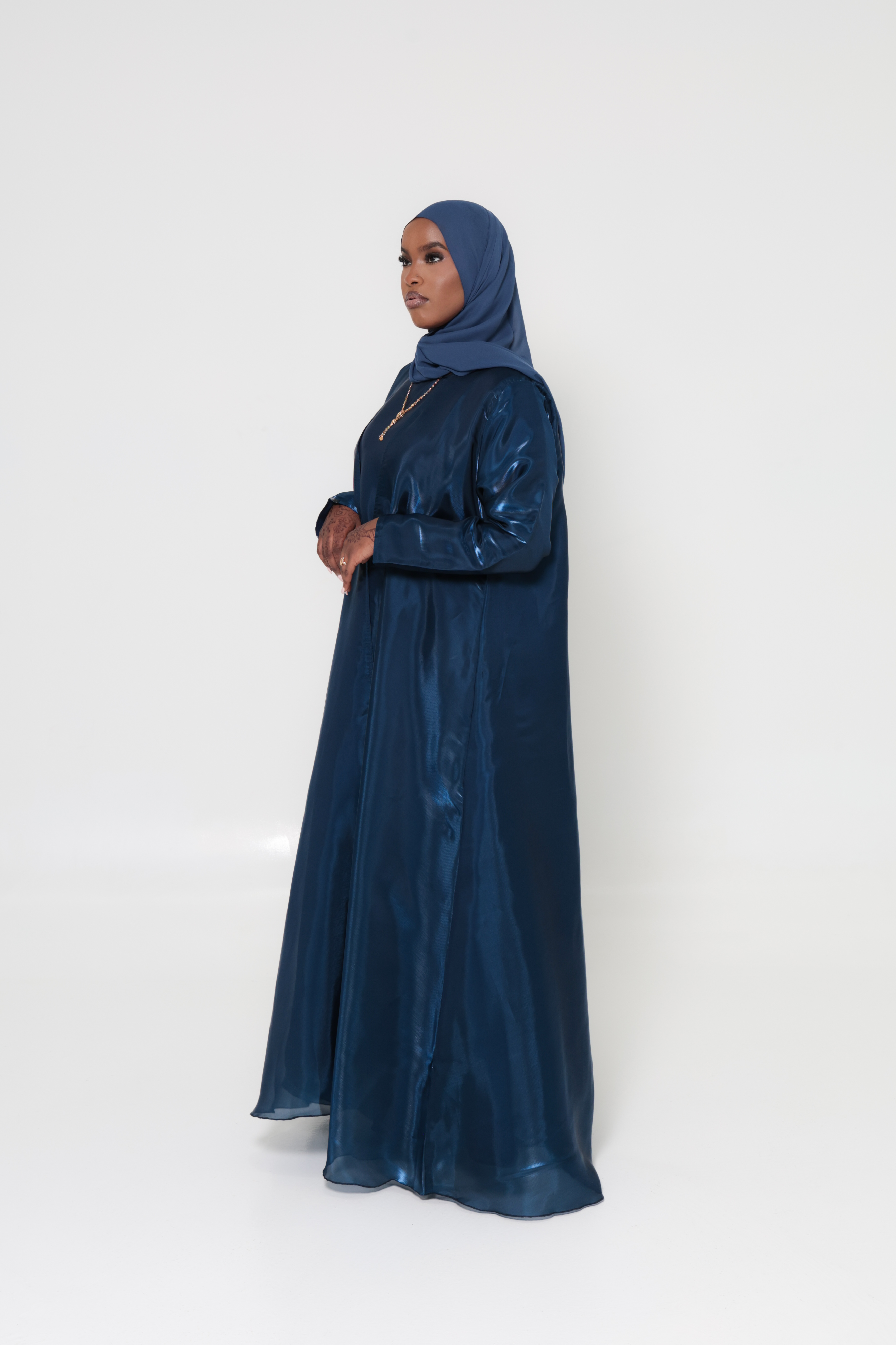 The Noor Collection -  Blue Abaya