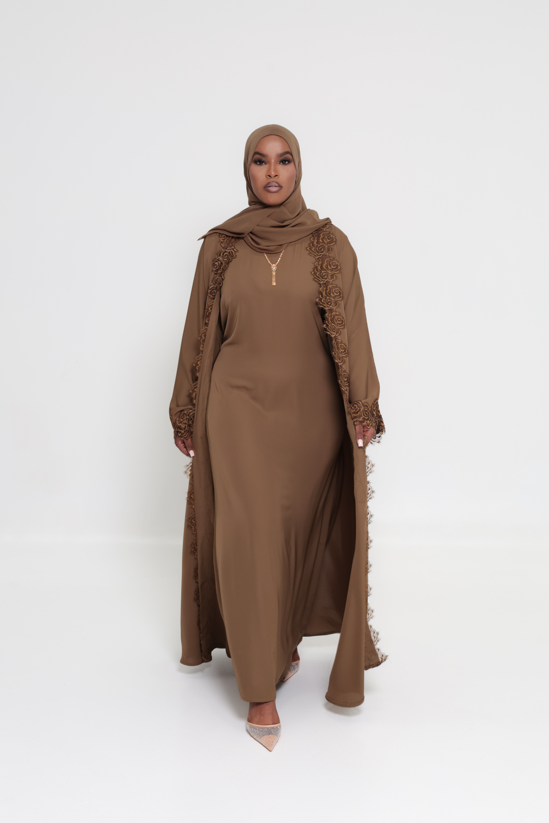 The Lace Collection - Olive Mocha